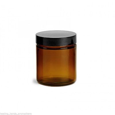 Tarro crema vídrio color ámbar - 60 ml